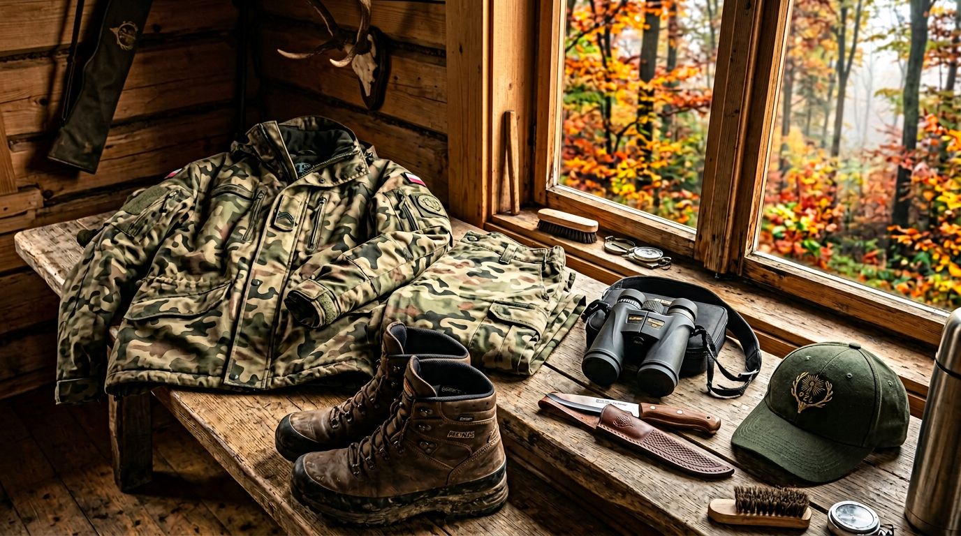 Odzież i akcesoria myśliwskie – co kupić na start? Kompletny przewodnik 2026